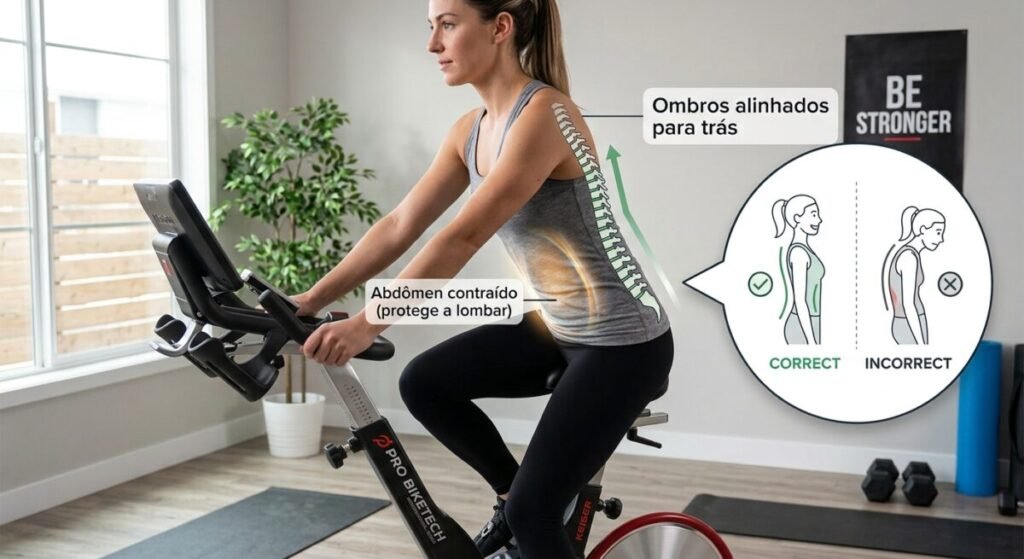 ajuste bike de spinning